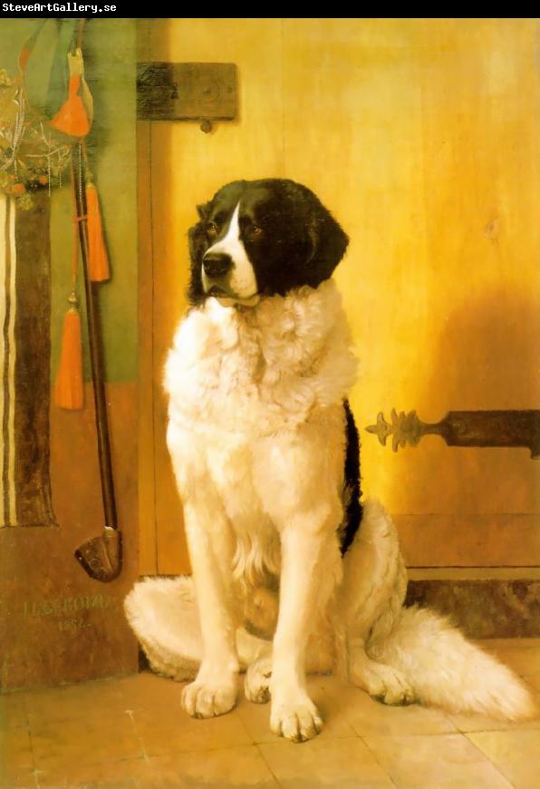 Jean Leon Gerome Study of a Dog